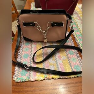 NWT Adrienne Vittadini D’Argento Collection Crossbody with Hanging Lock